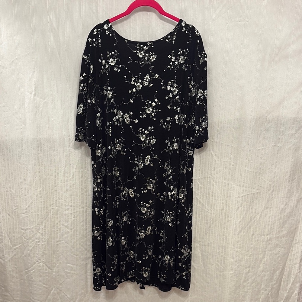 Vintage More Jazz Floral Short Sleeve Dress - Picture 4 of 8